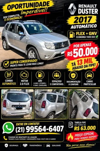 Renault Duster Dynamique 2.0 Hi-flex 16V Aut. 2017