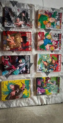 Sakamoto days mangás, volume 1-8 (em perfeito estado, vendo separado ou em lote)