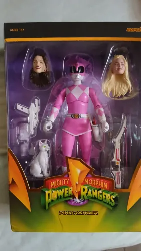 Super 7 Ultimates Action Figure Pink Ranger Mighty Morphin Power Rangers - Ranger Rosa