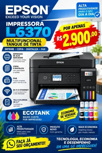 impressora epson l6370 zero