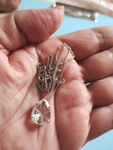 Cordão de Prata 925 com pingente.