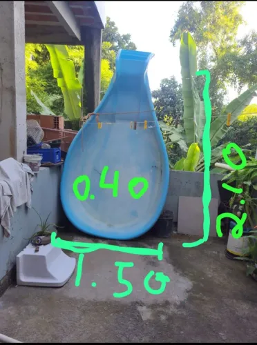 Vende-se piscina de fibra 
