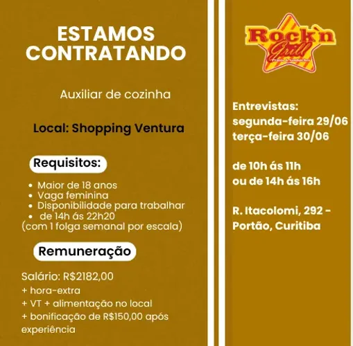 Vagas Shopping Ventura