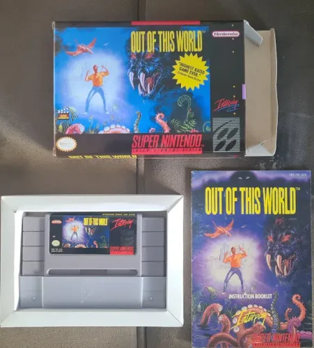Out Of This World Super Nintendo Original Na Caixa