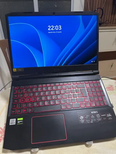 ACER NITRO 5 | i5 10ª GERAÇÃO | GTX 1650 | 16GB RAM | SSD 240 GB | 1TB HD
