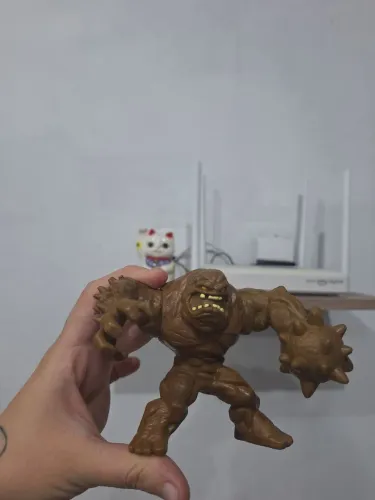 Miniatura cara de barro boneco homem aranha super herói 