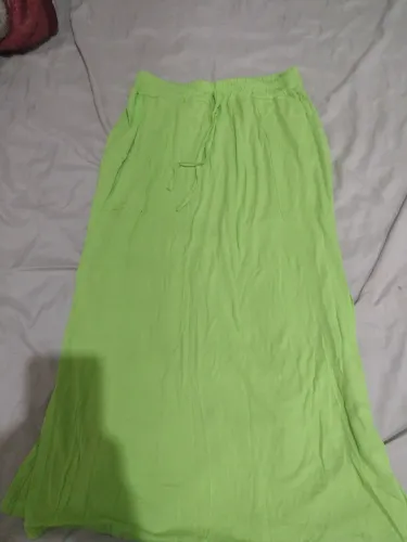 Saia longa verde claro