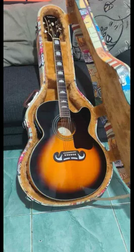 Epiphone ej200 captação fishman