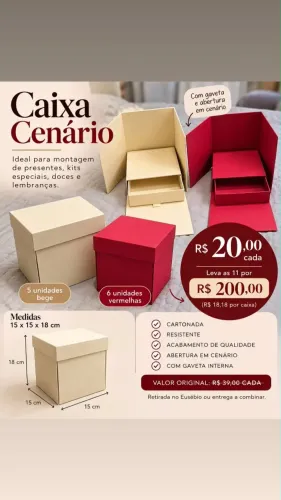 Caixa Cenário Surpresa Cartonada