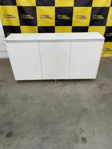 -Balcão para cozinha 3 portas , com pés de inox