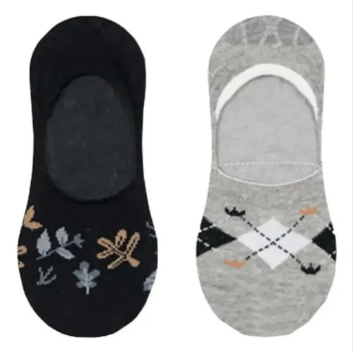 Kit com 2 pares de Meia Sapatilha dantelle DEMILLUS