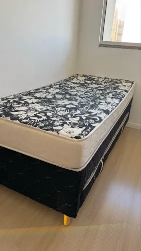 cama box solteiro + auxiliar