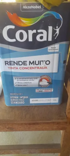 Vendo lata de Tinta Coral, azul suave