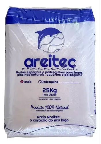 Areia para filtro de piscina