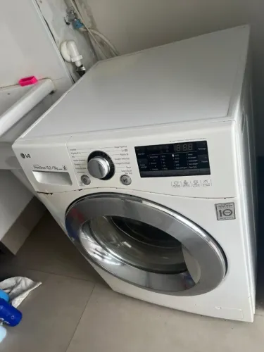 LAVA SECA LG 6K INVERTER MODELO WD1412RT COM REPAROS A FAZER