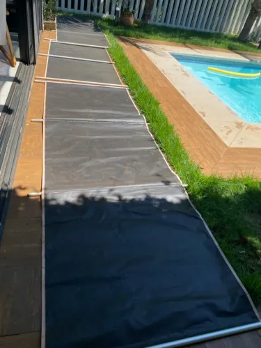 Cerca de piscina removível
