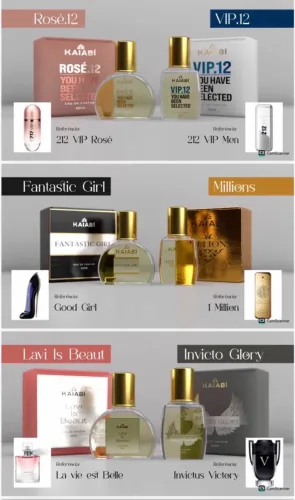Perfumes da marca KAIABI