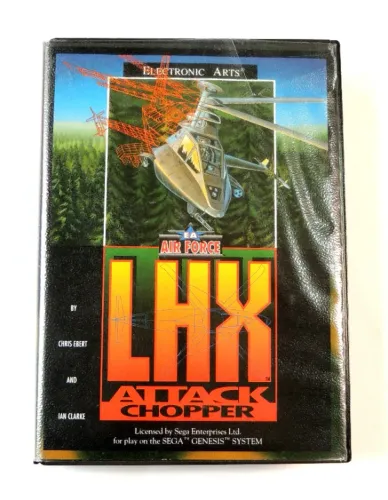 Jogo Sega Genesis Mega Drive LHX Attack Chopper - Completo - CIB