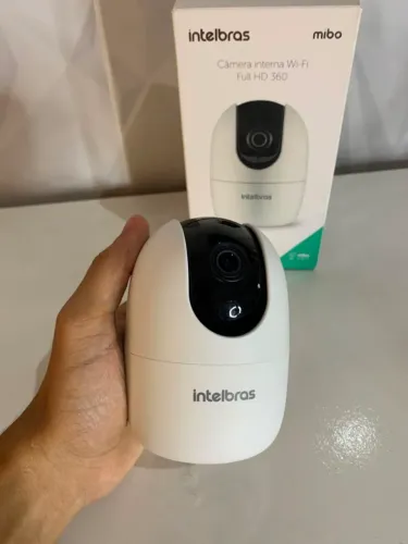 Câmera de segurança 360° com visão noturna