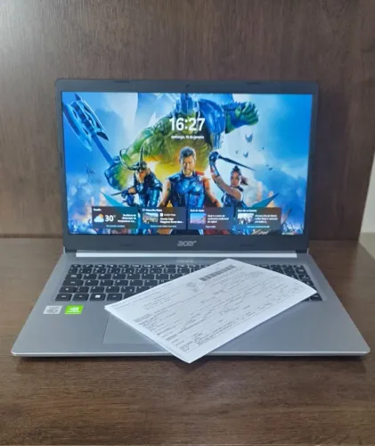 Notebook Acer Gamer, NF, Ac Cart,i5 10ª+P.V.Ded.GeForceMX250,20GB DDR4,SSDNvme256+HD 1Tb