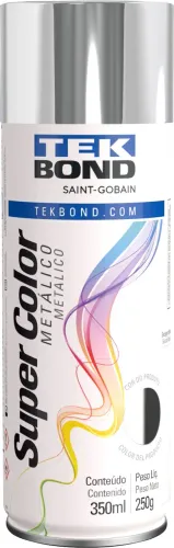 Tinta spray cromado metálico, 350 ml, TEKBOND