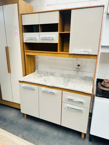 Cozinha compacta com pia de marmorite / NOVO / entregamos 