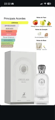 Perfume Delilah Blanc