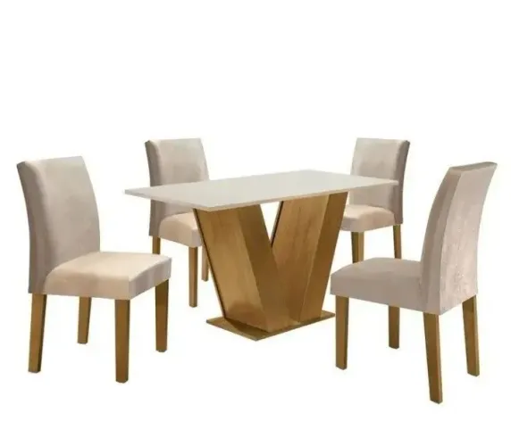 Mesa de jantar 4 cadeiras