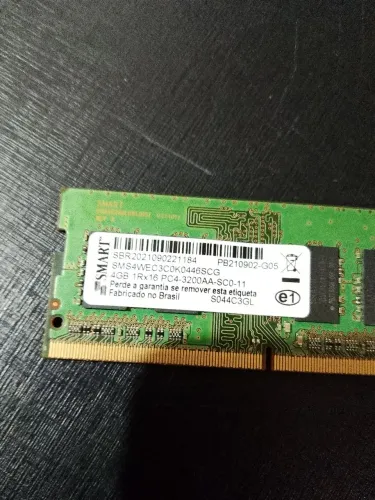 Ddr4 4gb para notebook 30,00