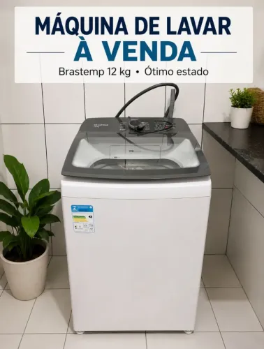 Vendo maquina de lavar 12kg!