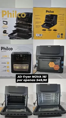 Air Fryer Oven Philco 16 Litros Digital - Nova<br>