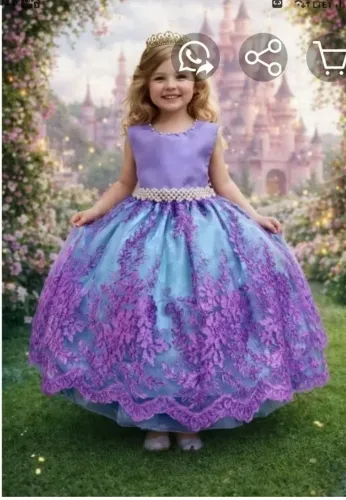 Roupa de festa luxo - Sereia - usado apenas 1 vez
