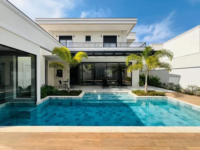 Casa à venda e para alugar em Campinas, Loteamento Mont Blanc Residence, com 4 suítes, com