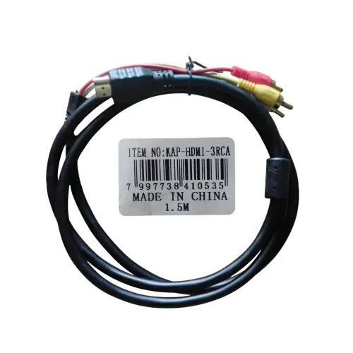 Cabo HDMI para RCA 1,5mt.