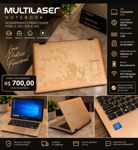 Notebook Multilaser 