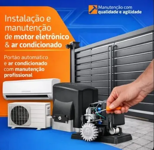 Ar-Condicionado e Motor de Portão | Instalação e Manutenção