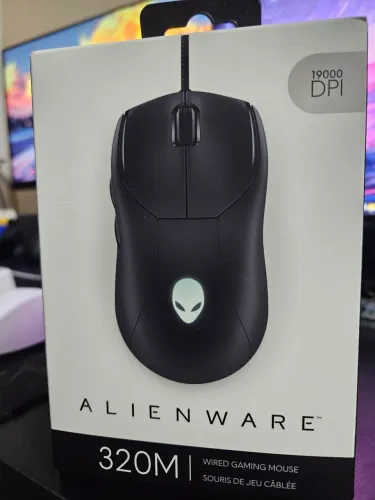 Mouse Gamer Alienware AW320M, 19000 DPI, 6 Botões