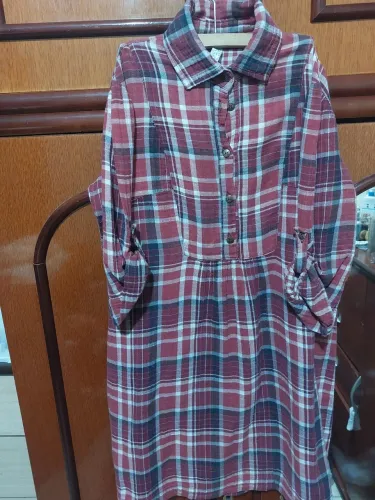 Vestido Xadrez Infantil - Tamanho 12