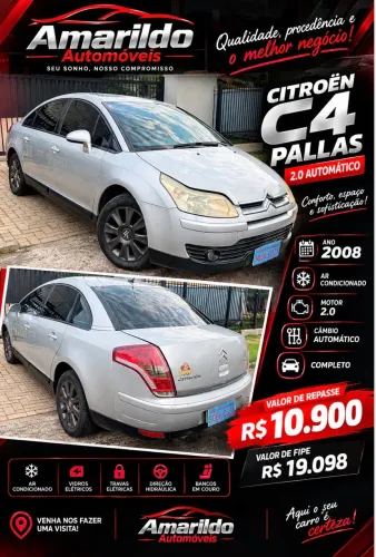 Citroen C4 Pallas GLX 2.0/ 2.0 Flex Aut. 2008