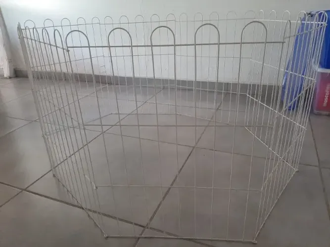 Cercado para Cães 8 módulos Altura: 65cm cor Branco