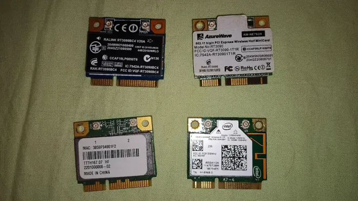 Lote Com 4 Placas Wi-Fi E Bluetooth Para Notebook (Atheros / Intel / Ralink)