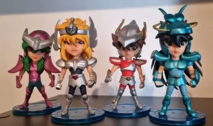 Cavaleiros do Zodíaco - Kit miniaturas