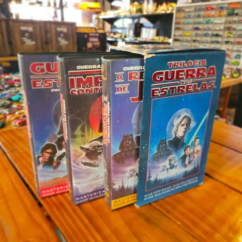 Trilogia Clássica Guerra nas Estrelas em VHS