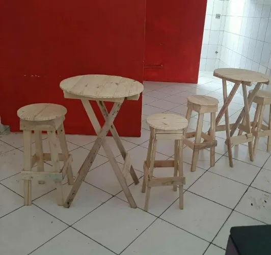 Mesas dobráveis quadrada redonda bistrô & mesas para ambulantes e feirantes