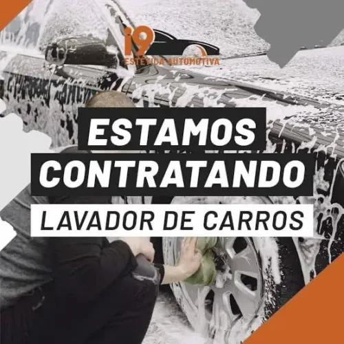 Vaga para lavador de veículos e limpeza de pátio 