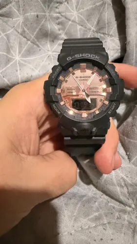 Relógio Gshock original - fundo Rosê