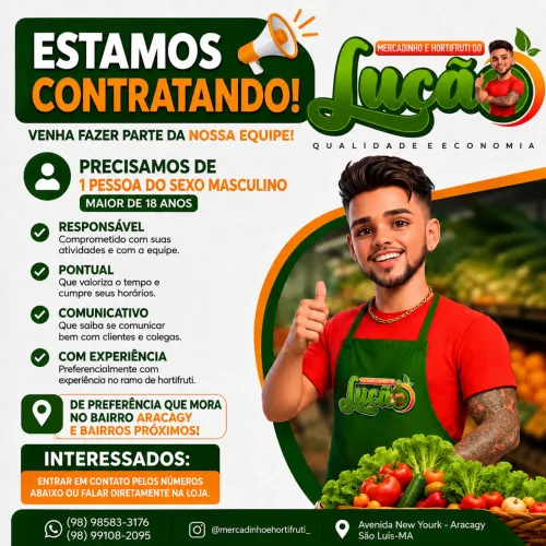 VAGA DE EMPREGO