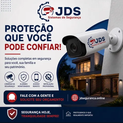 Câmeras de segurança, cerca elétrica, catraca com fácil, alarmes 