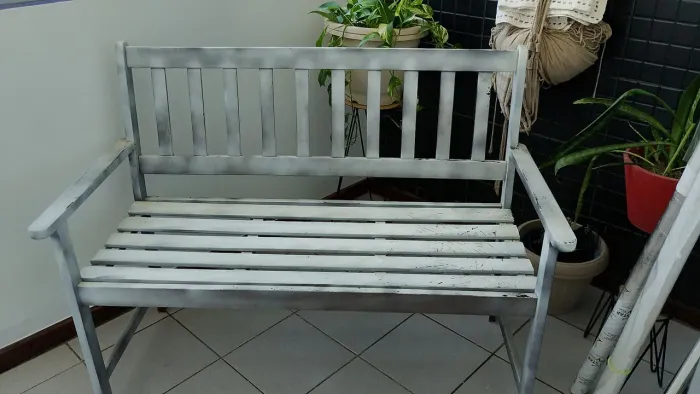Banco de jardim madeira maciça