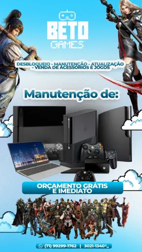 Manutenção em Games.